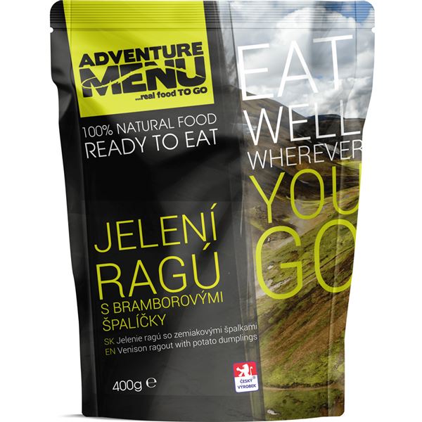 Jelení ragú s bramborovými špalíčky Adventure menu 400g 