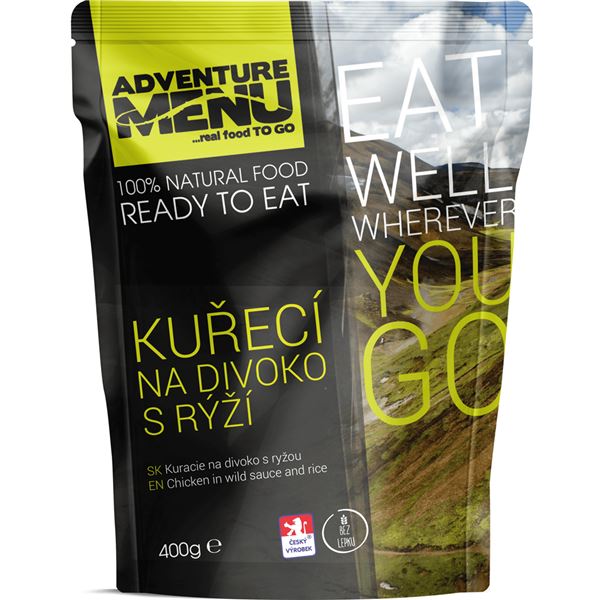 Kuřecí na divoko s rýží Adventure menu 400g 