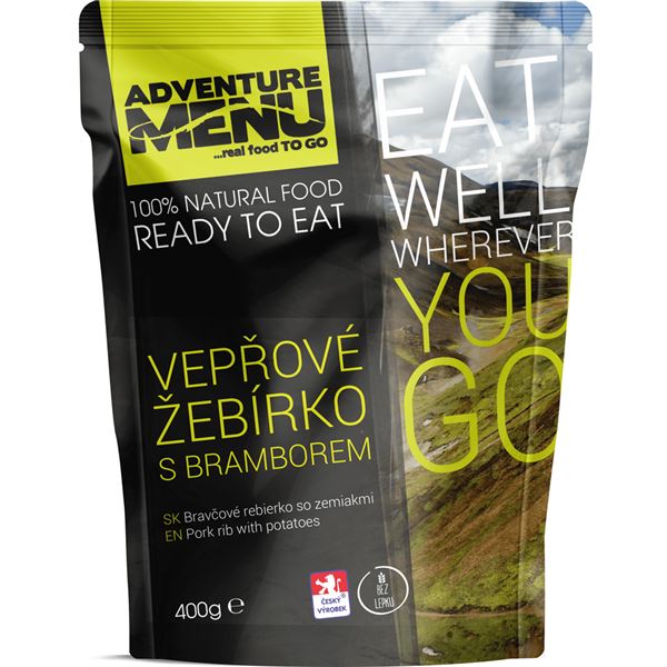 Vepřové žebírko s bramborem Adventure menu 400g 