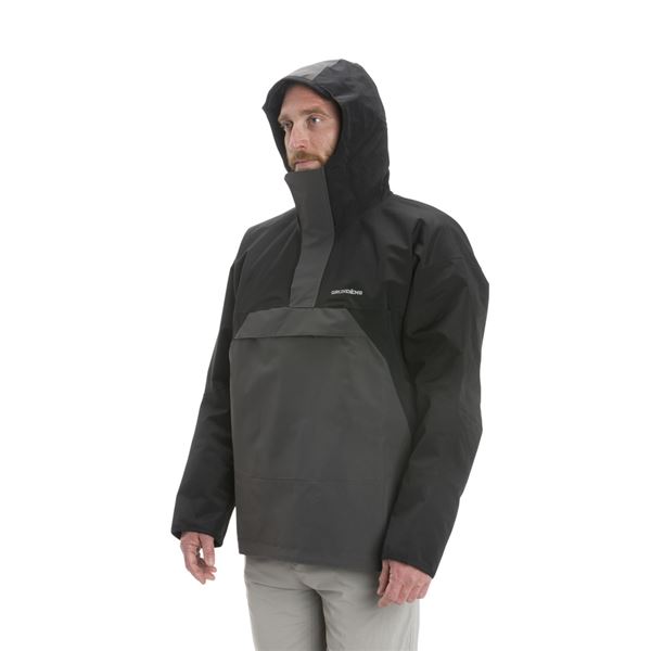 Bunda Grundéns Full Share Anorak - vel. M, Black/Grey