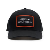 Kšiltovka Grundéns Fish Bones Trucker 312 - Black/Charcoal