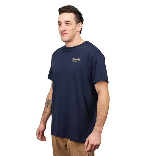 Triko Dark Seas X Grundens Watercraft - Dark Navy vel. XL