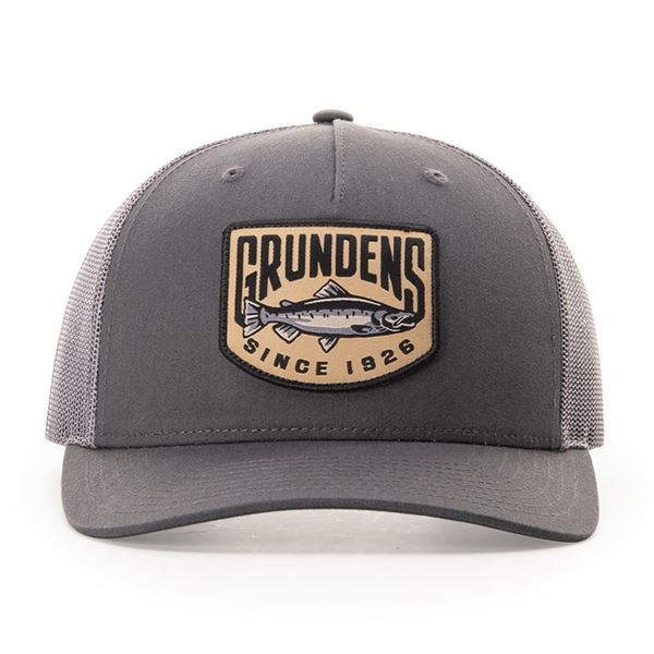 Kšiltovka Grundéns King Trucker - Charcoal