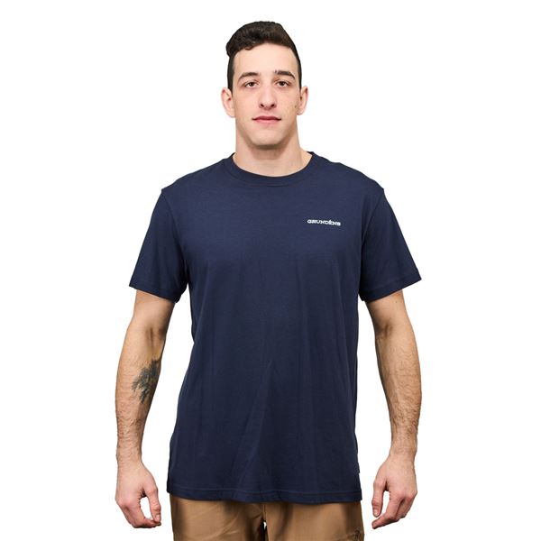 Triko Grundéns Logo Boat - Dark Navy vel. XL