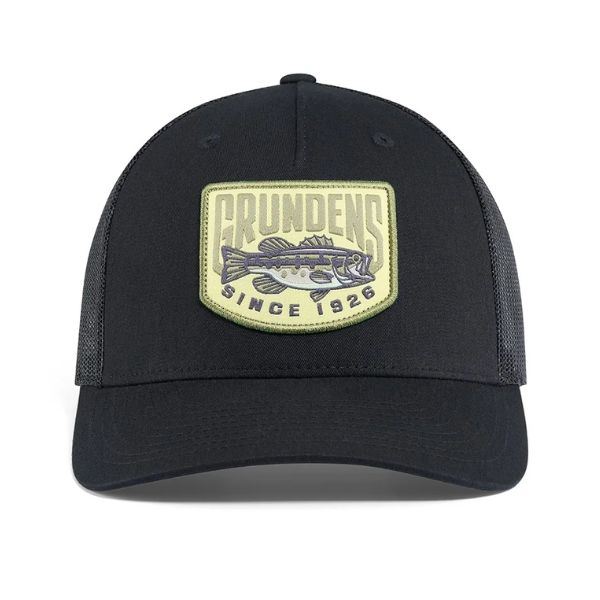 Kšiltovka Grundéns Bass Patch Trucker - Black