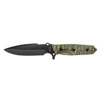 Survival nůž TB Outdoor Maraudeur G10, Hladké ostří, Kydex - Army green