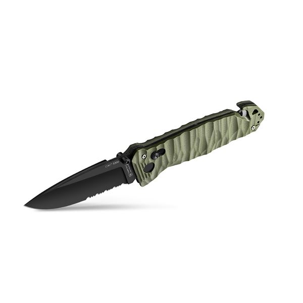 Zavírací nůž TB Outdoor CAC S200 French Army G10, Kombinované ostří - Khaki