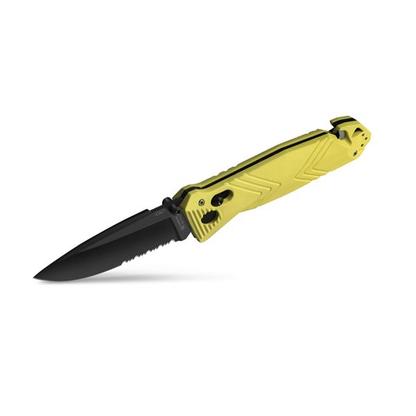 Zavírací nůž TB Outdoor CAC Army PA6 CH, Kombinované ostří, Vývrtka – Fluorescent yellow