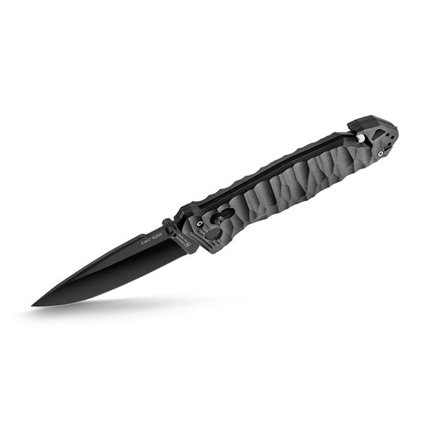 Zavírací nůž TB Outdoor CAC Army PA6 TX, Hladké ostří – Black