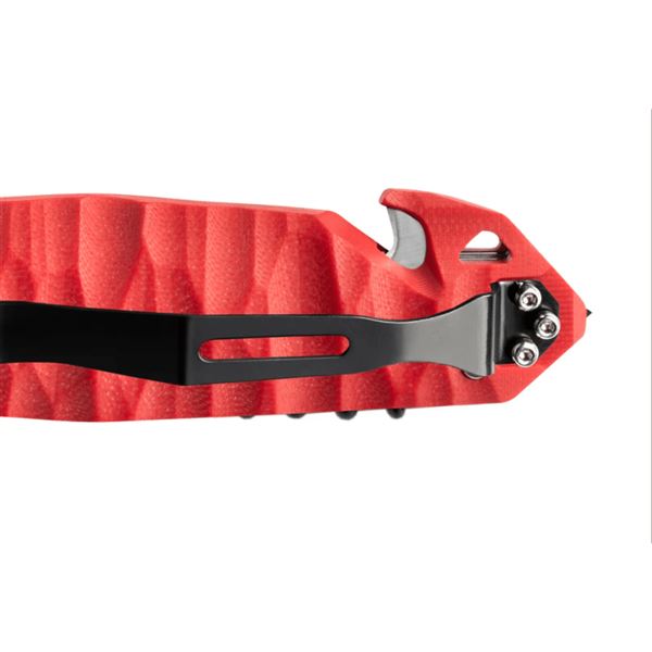 Zavírací nůž TB Outdoor CAC Army PA6 TX, Kombinované ostří, Vývrtka - Red