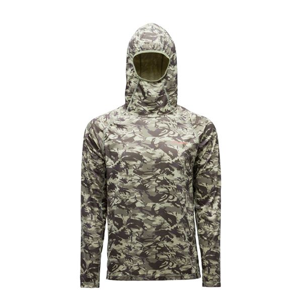 Mikina Grundéns Solstrale - Refraction Camo Green vel. XL