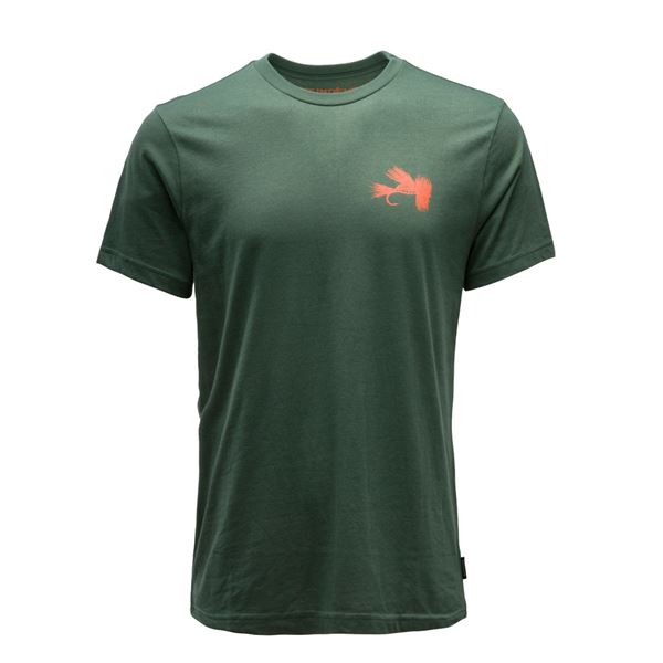 Dry Fly SS T-Shirt  - Deep Forest vel. XXL