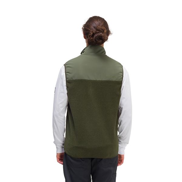 Bering Fleece Pro Vest  - Deep Lichen Green/Deep Depths vel. M